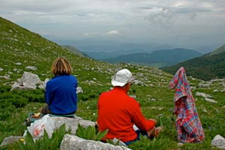 In the Meta Abruzzo Mountains Italy