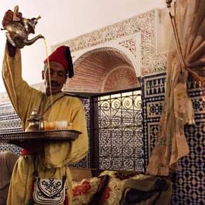 Tea cermony in Fes in Morocco