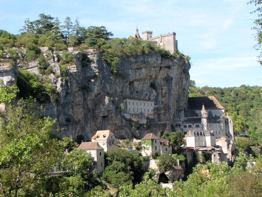 Walking through Rocamadour Dordogne 