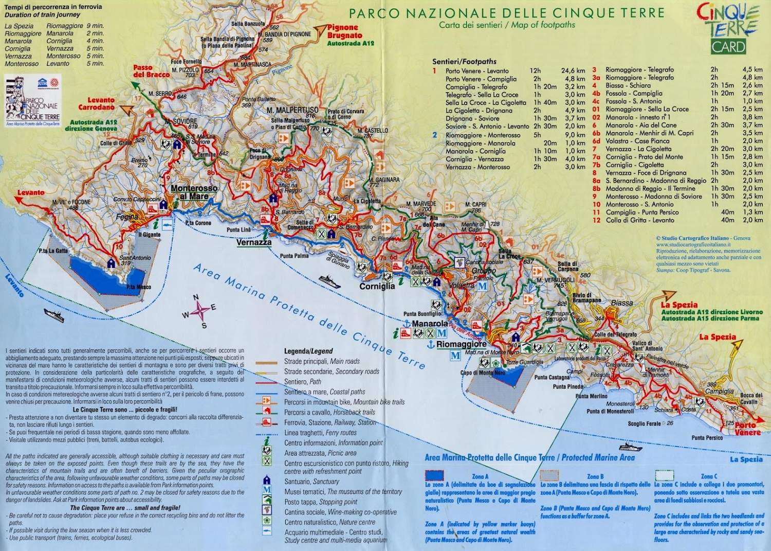 Cinque Terre Italy Map - United States Map